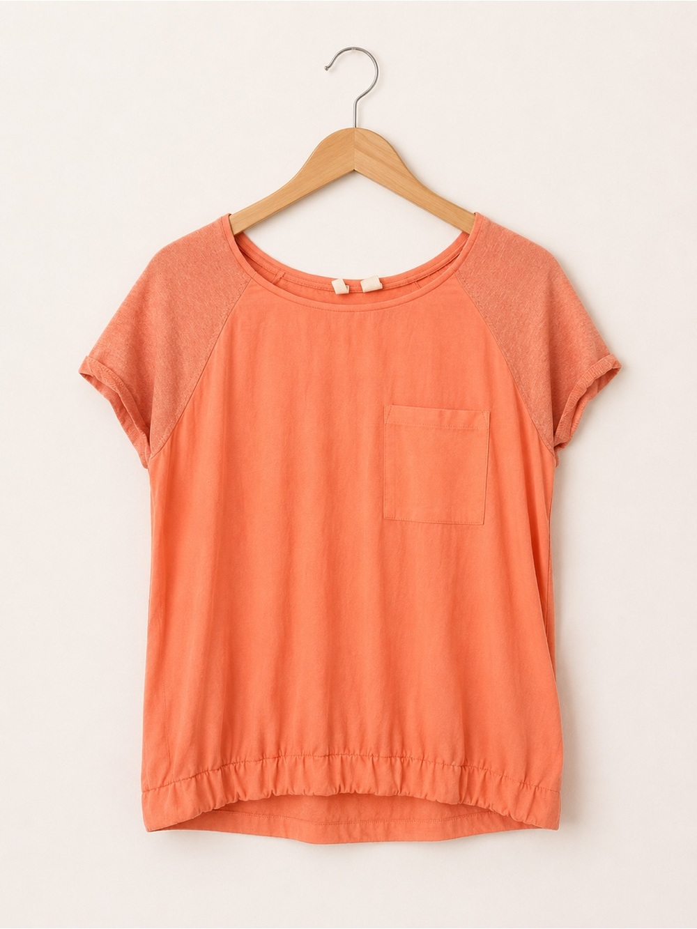 Anthropologie Moth Orange Top Medium M
